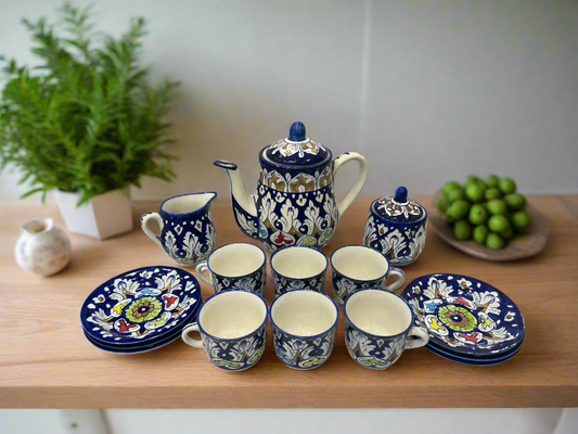 Handcrafted Complete Tea Set (15 pcs)